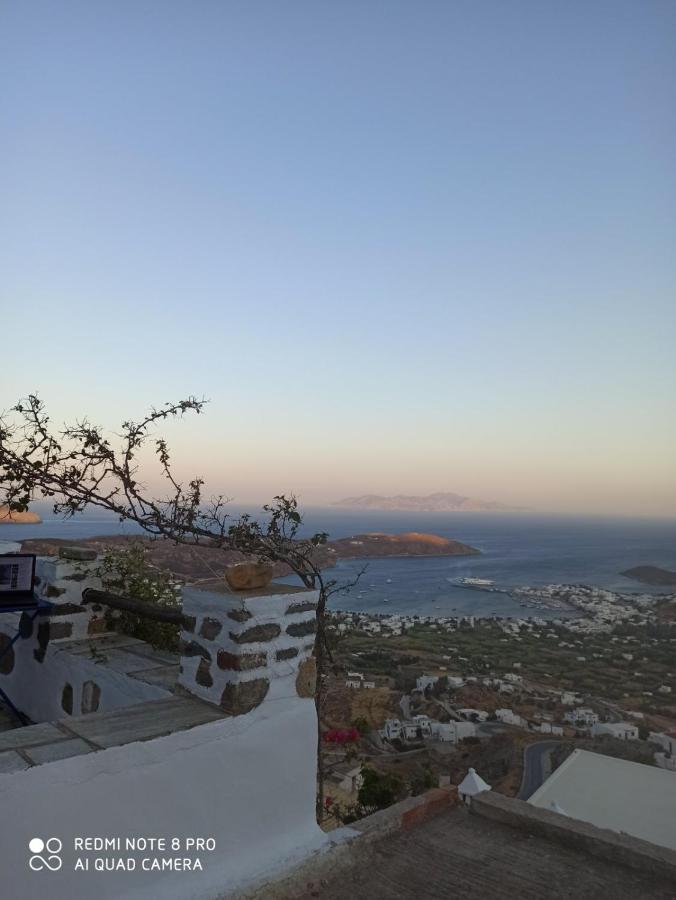 Вилла Traditional Stone House With Breathtaking View Serifos Town Экстерьер фото