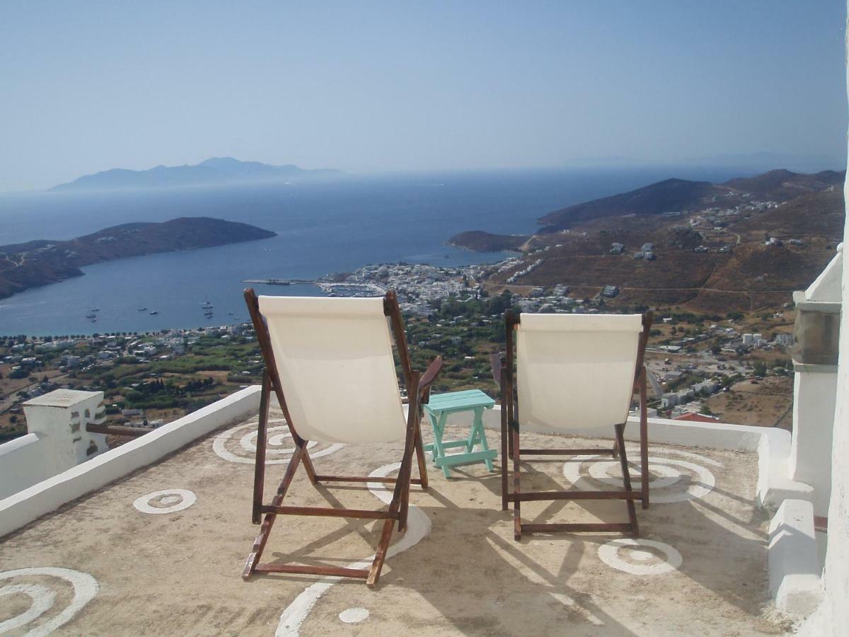 Вилла Traditional Stone House With Breathtaking View Serifos Town Экстерьер фото